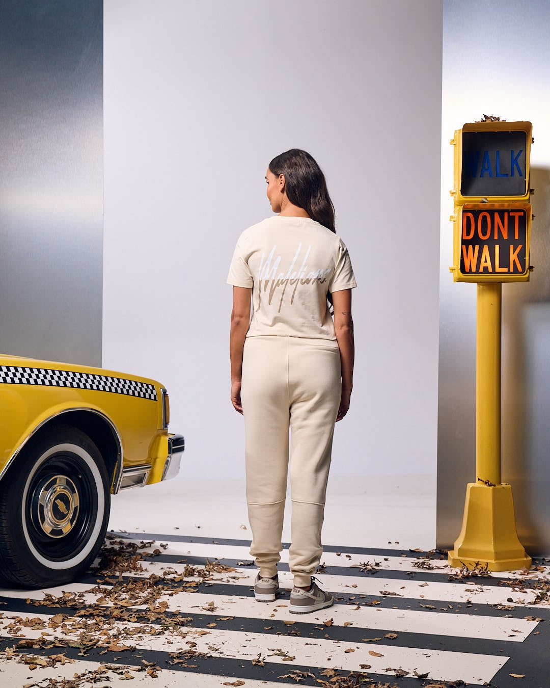 Malelions Women Kiki T-Shirt | Beige/Taupe