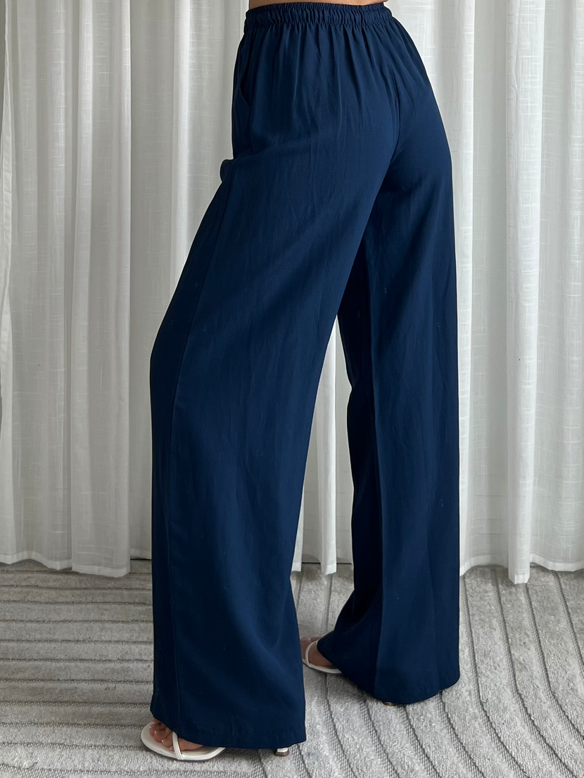 Leinenhose - blau