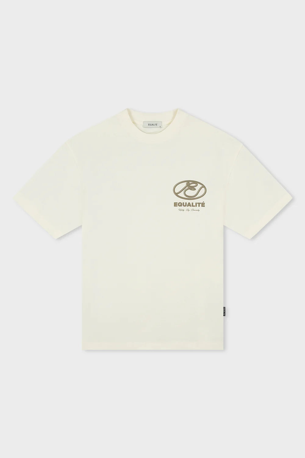 ARID OVERSIZED TEE OFF-WHITE & TAUPE