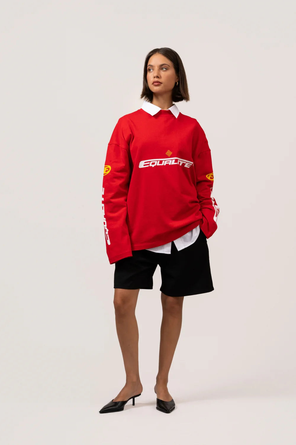 ADRENALINE LONGSLEEVE TEE RED & YELLOW