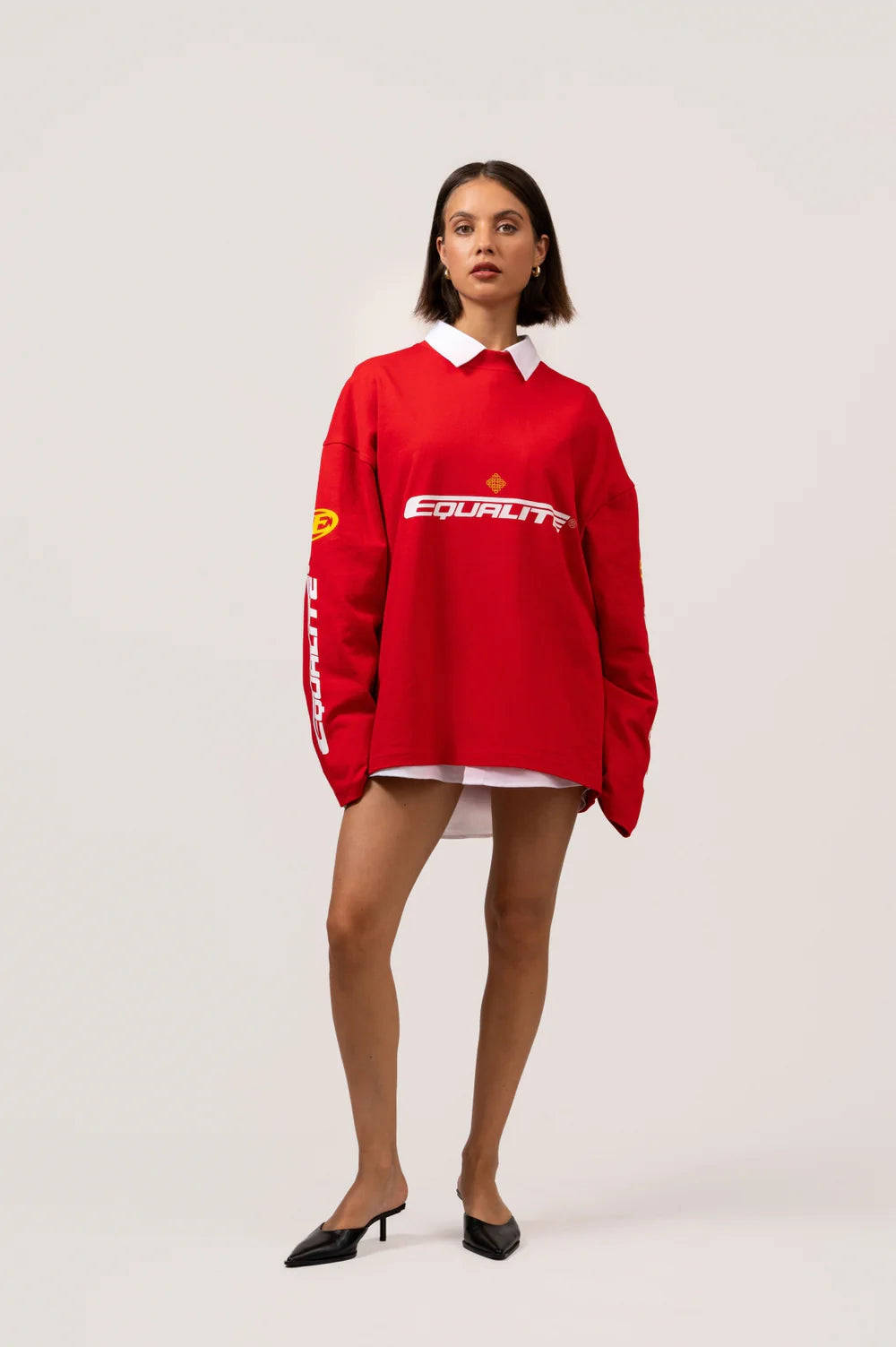 ADRENALINE LONGSLEEVE TEE RED & YELLOW