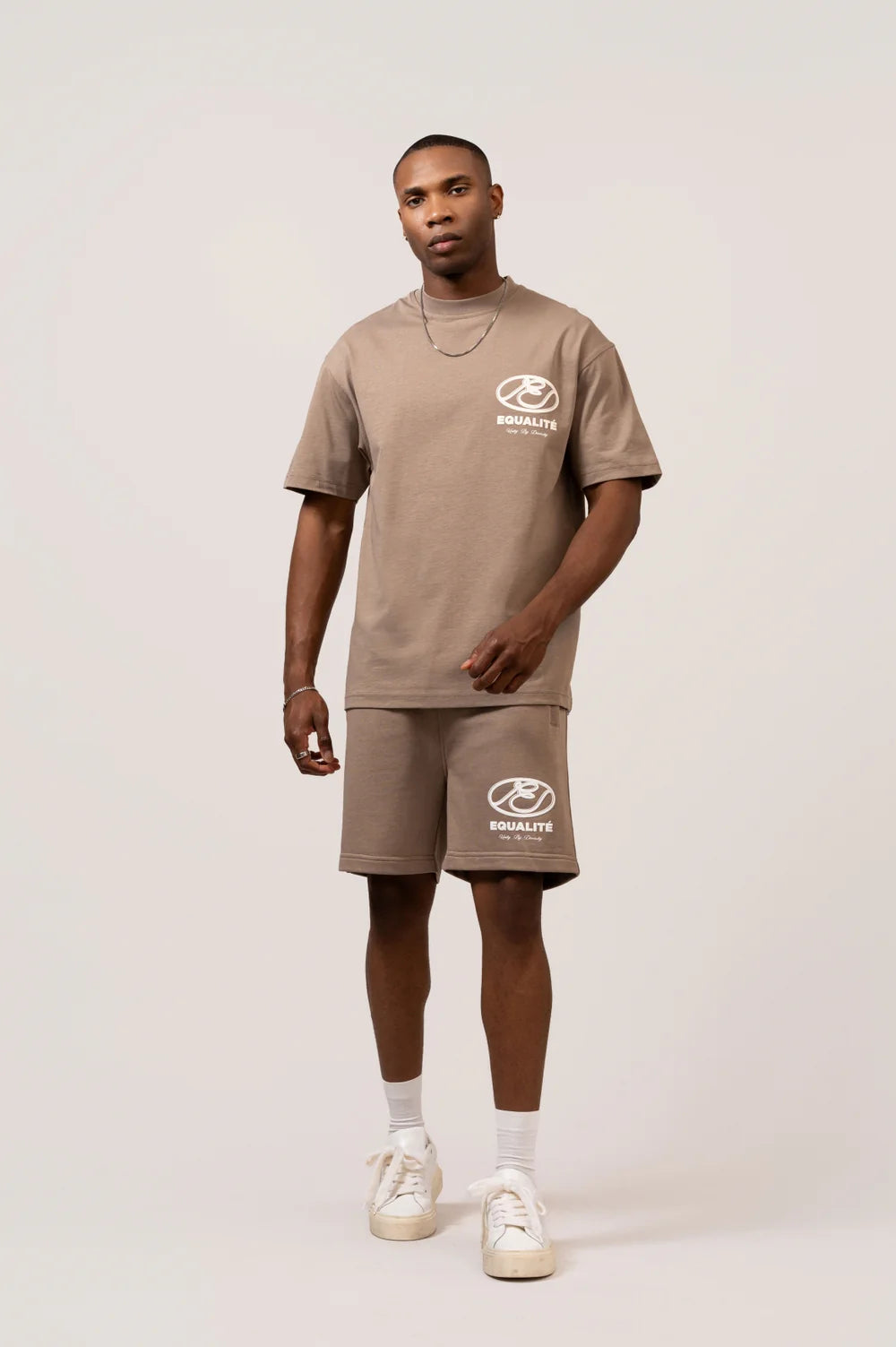 ARID OVERSIZED TEE TAUPE