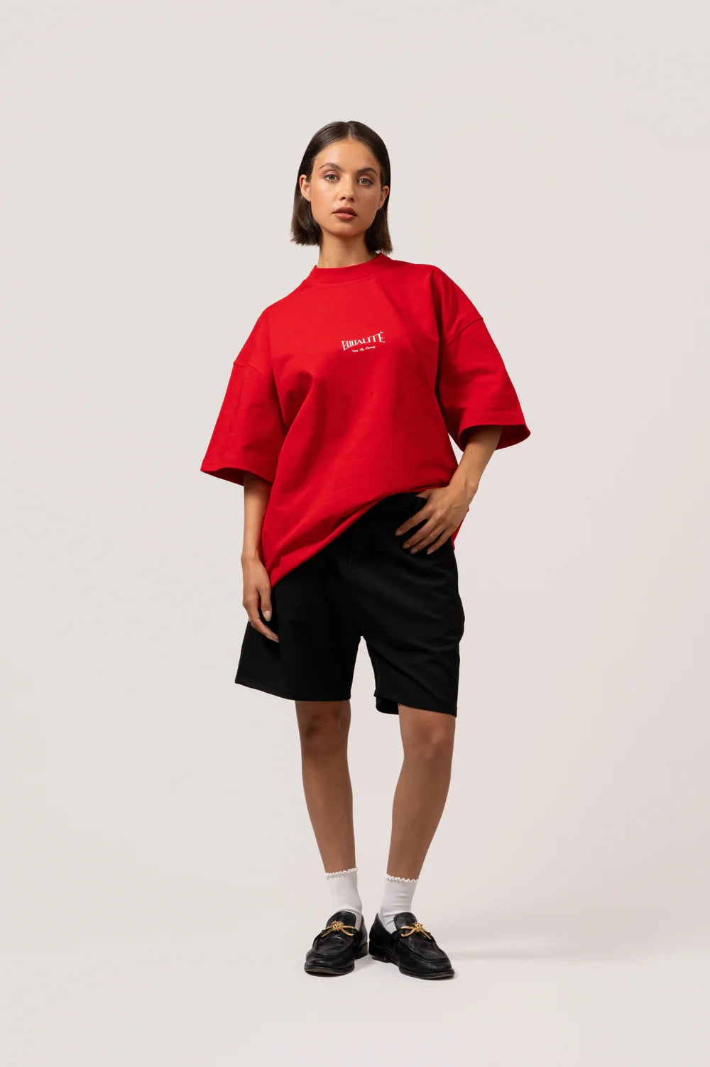 CHLOÉ BOXY TEE RED