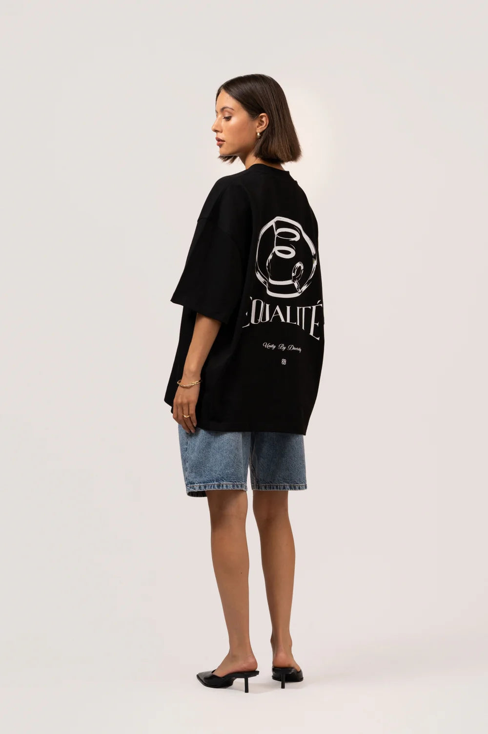 CHLOÉ BOXY TEE BLACK