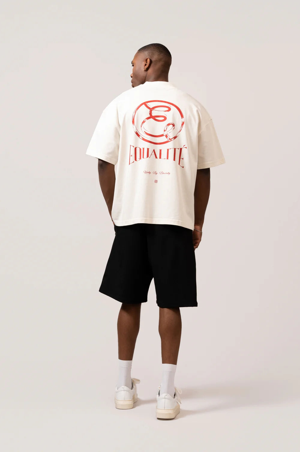 CHLOÉ BOXY TEE OFF-WHITE & RED