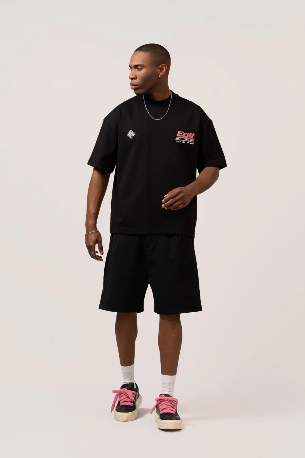 DESERT BOXY TEE BLACK