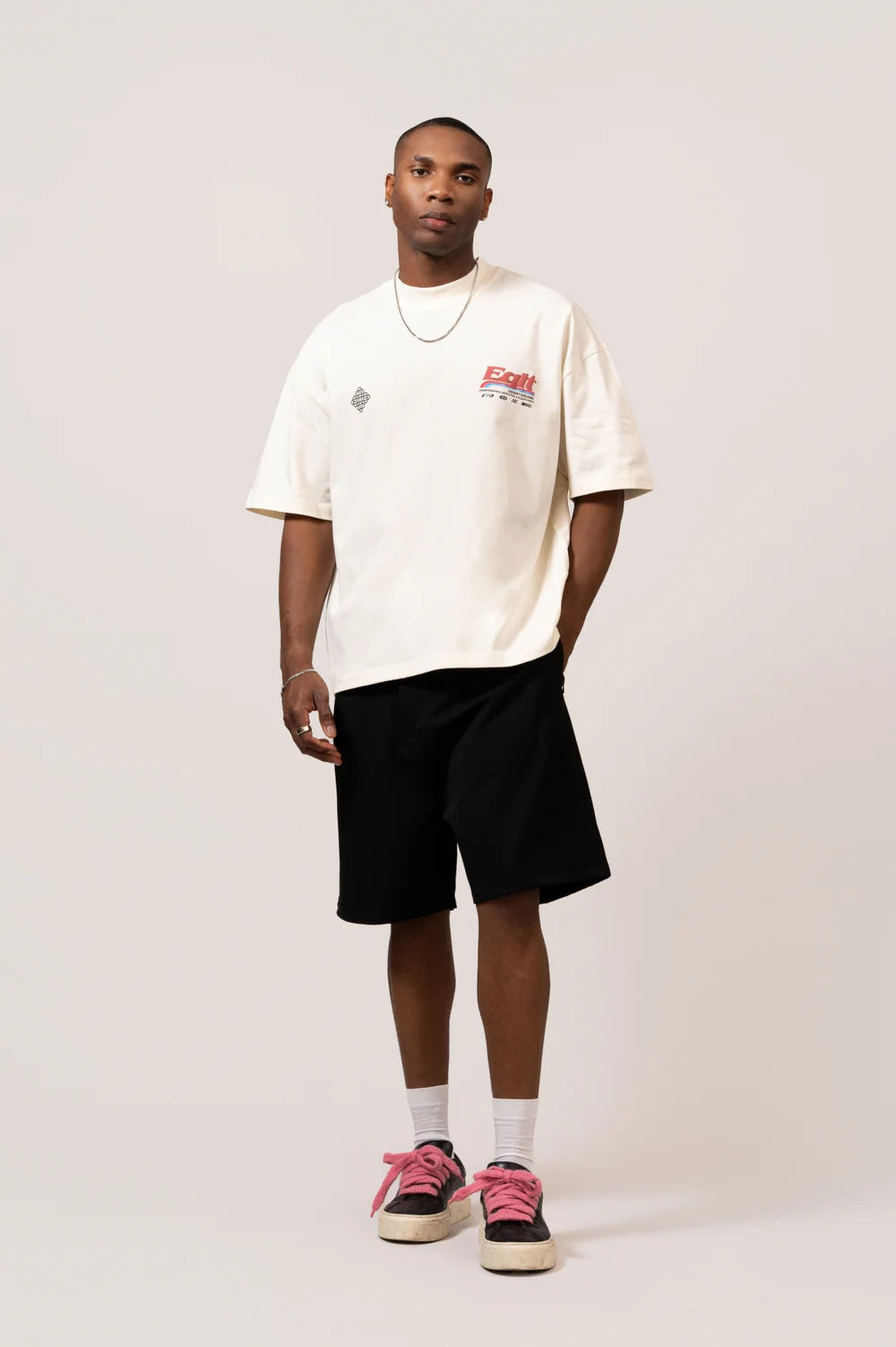 DESERT BOXY TEE OFF-WHITE
