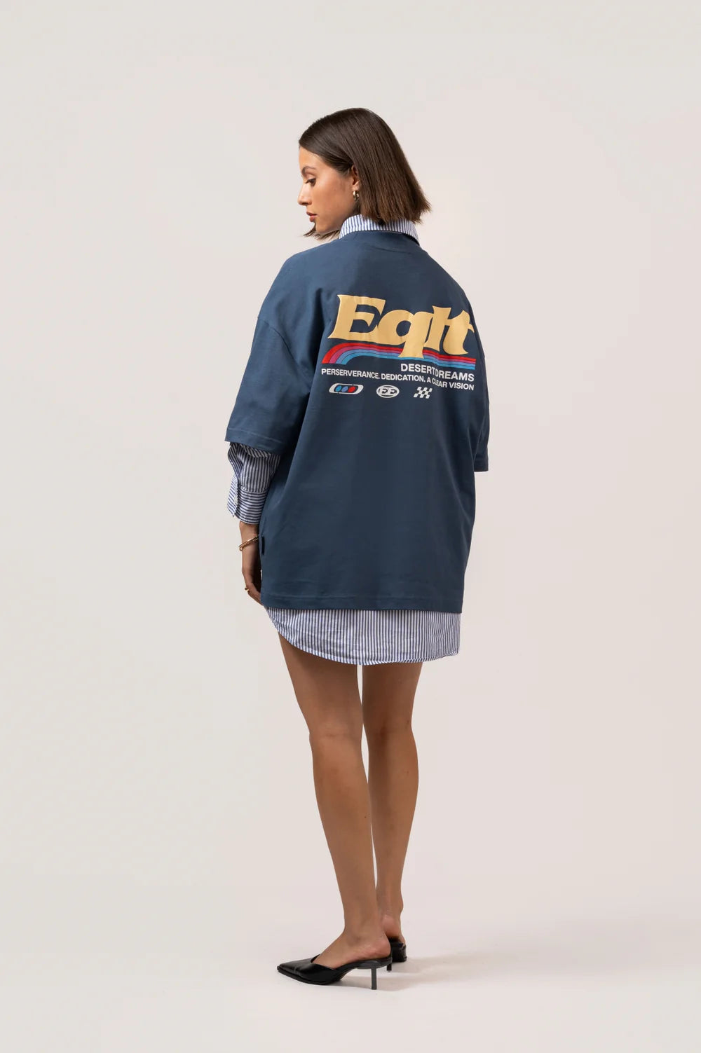 DESERT BOXY TEE NAVY