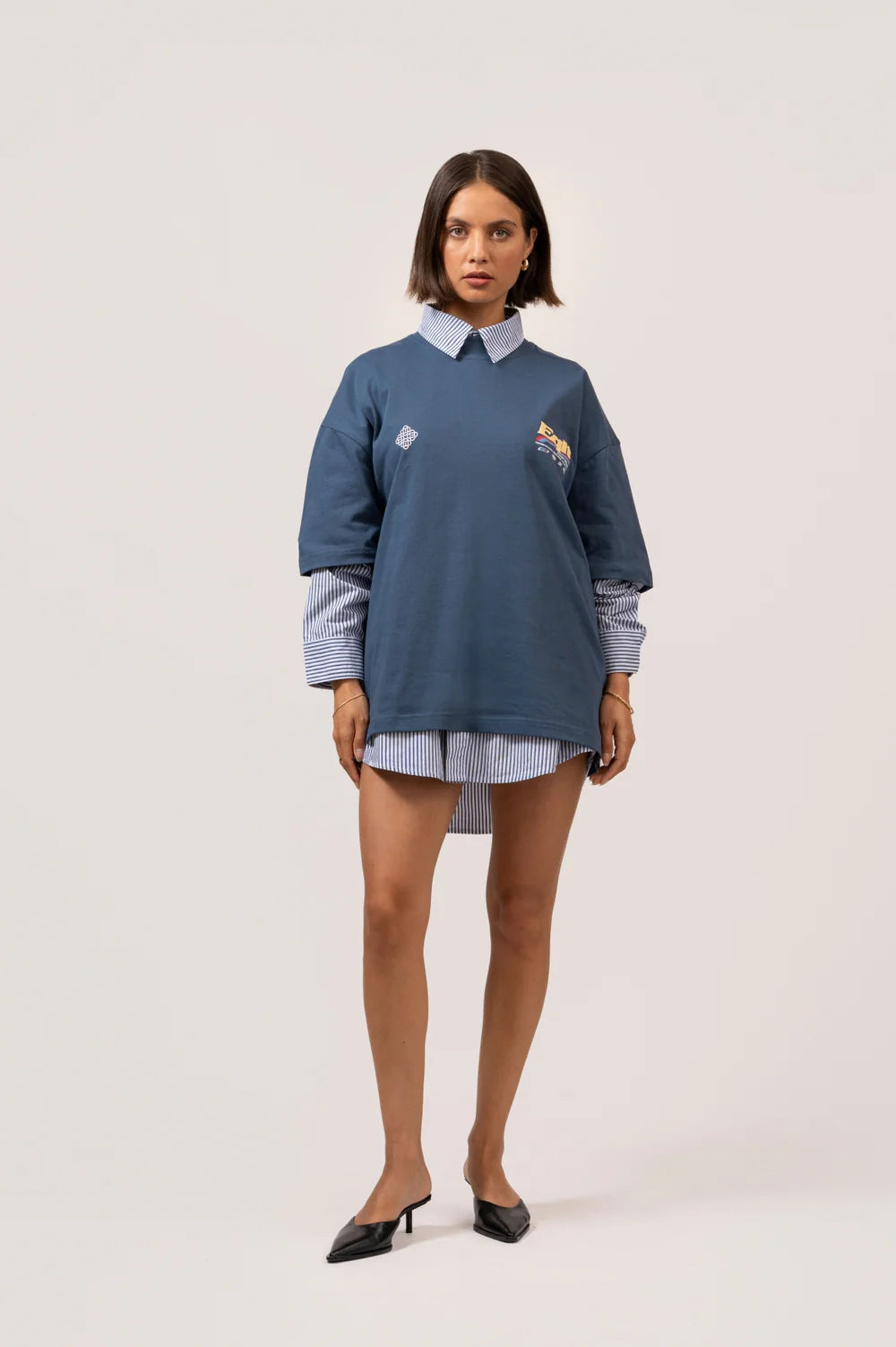 DESERT BOXY TEE NAVY