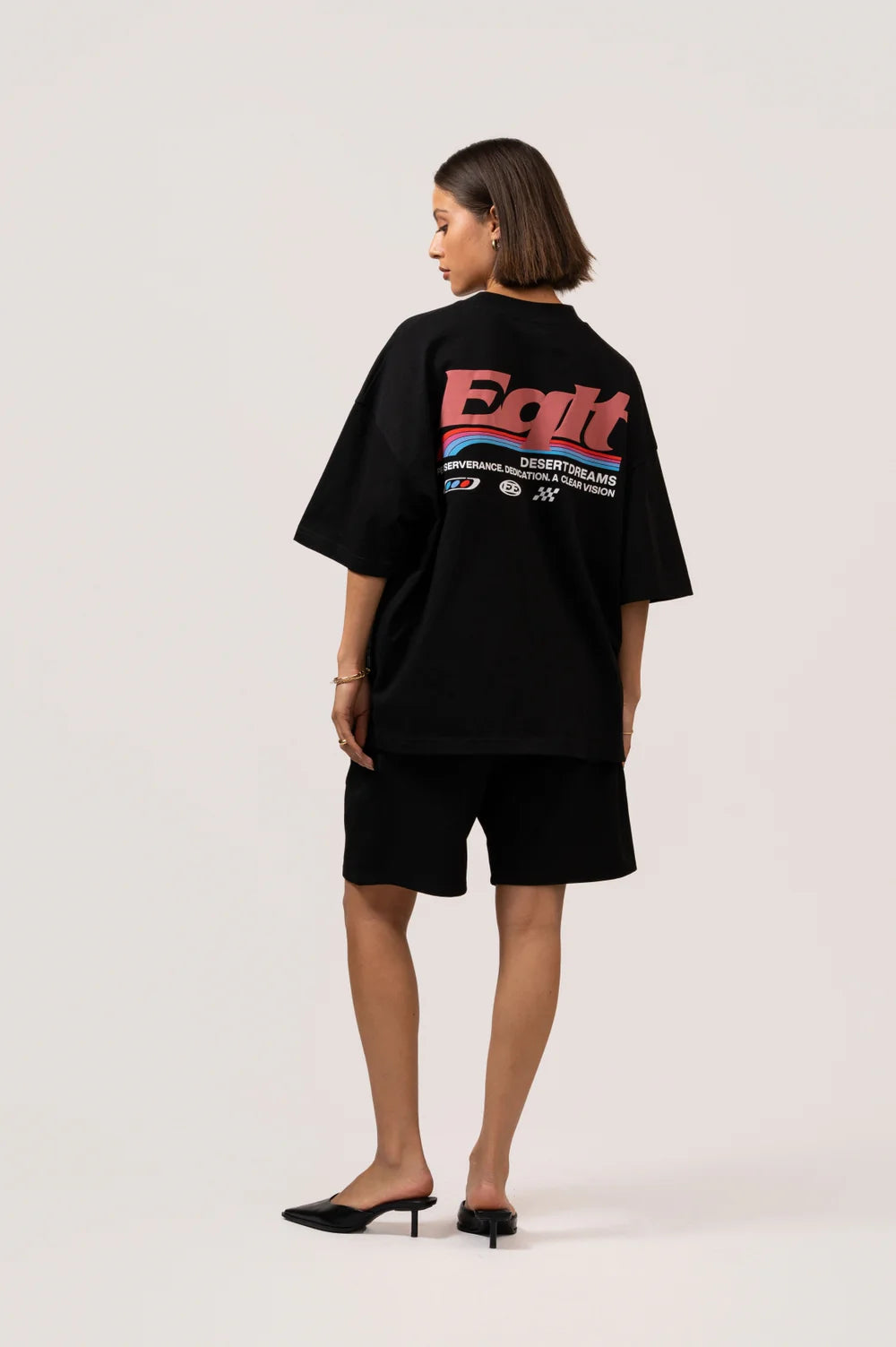 DESERT BOXY TEE BLACK