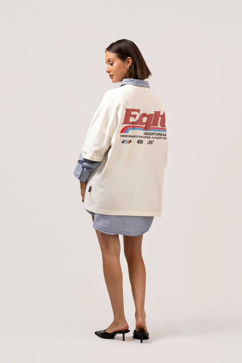 DESERT BOXY TEE OFF-WHITE