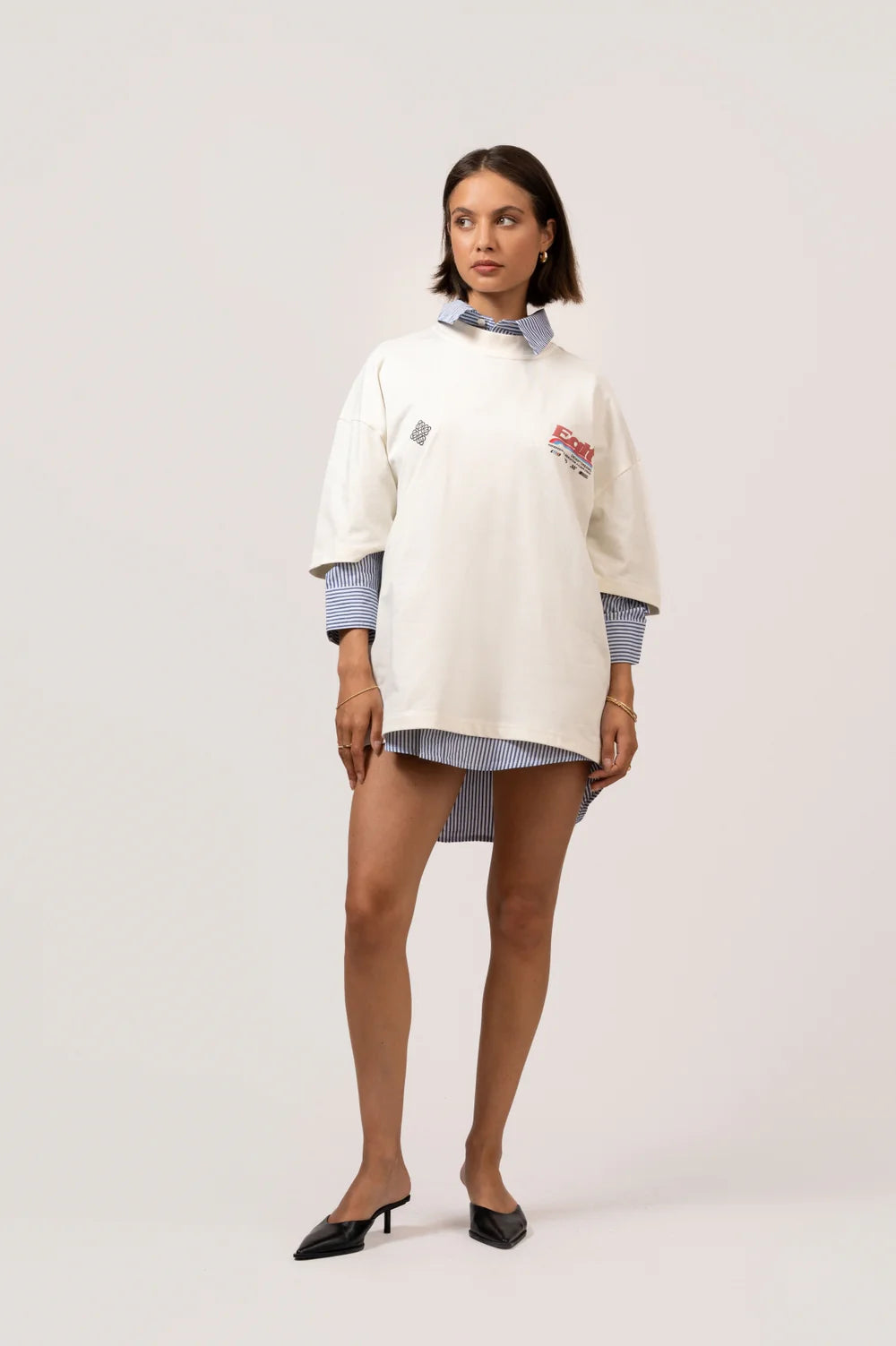 DESERT BOXY TEE OFF-WHITE