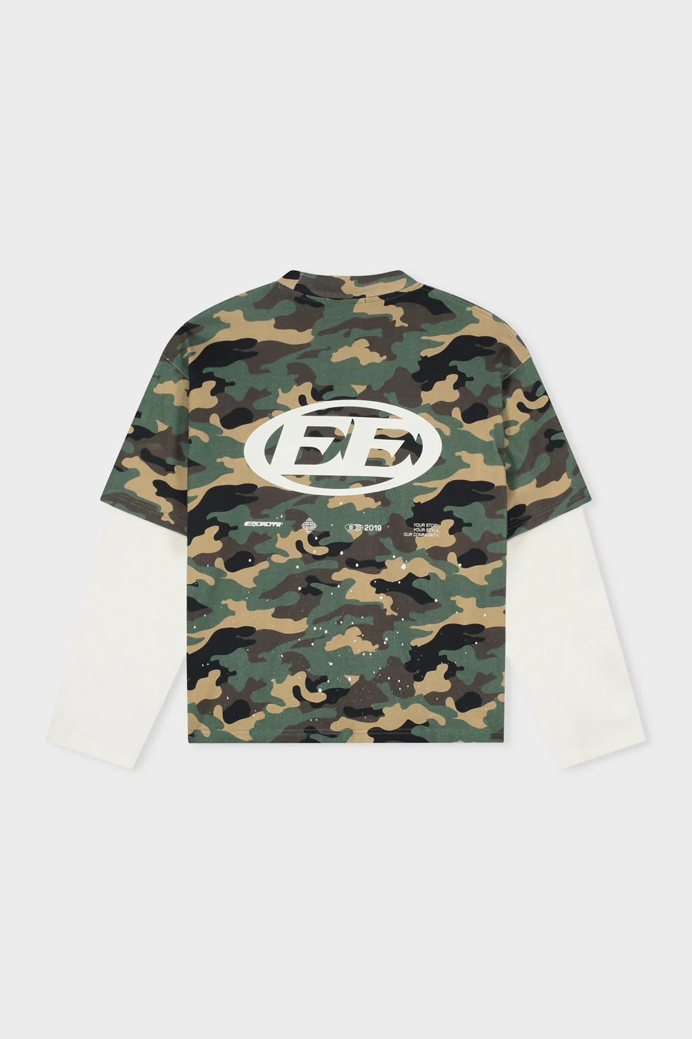 STAY EQUAL LONGSLEEVE TEE ZWART
