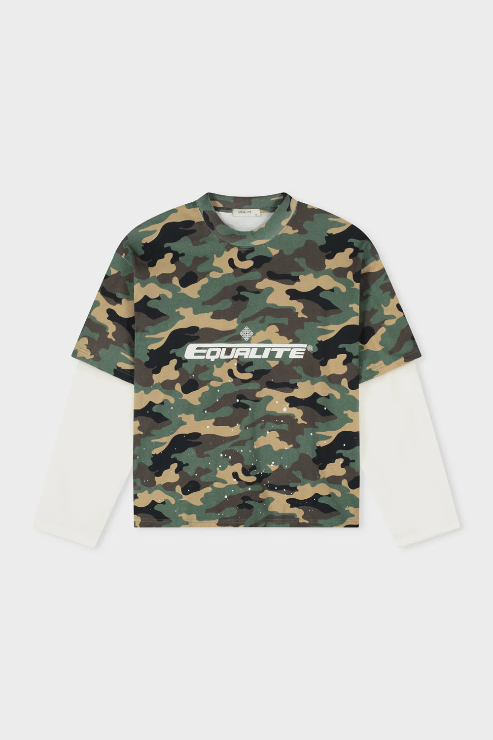 STAY EQUAL LONGSLEEVE TEE ZWART