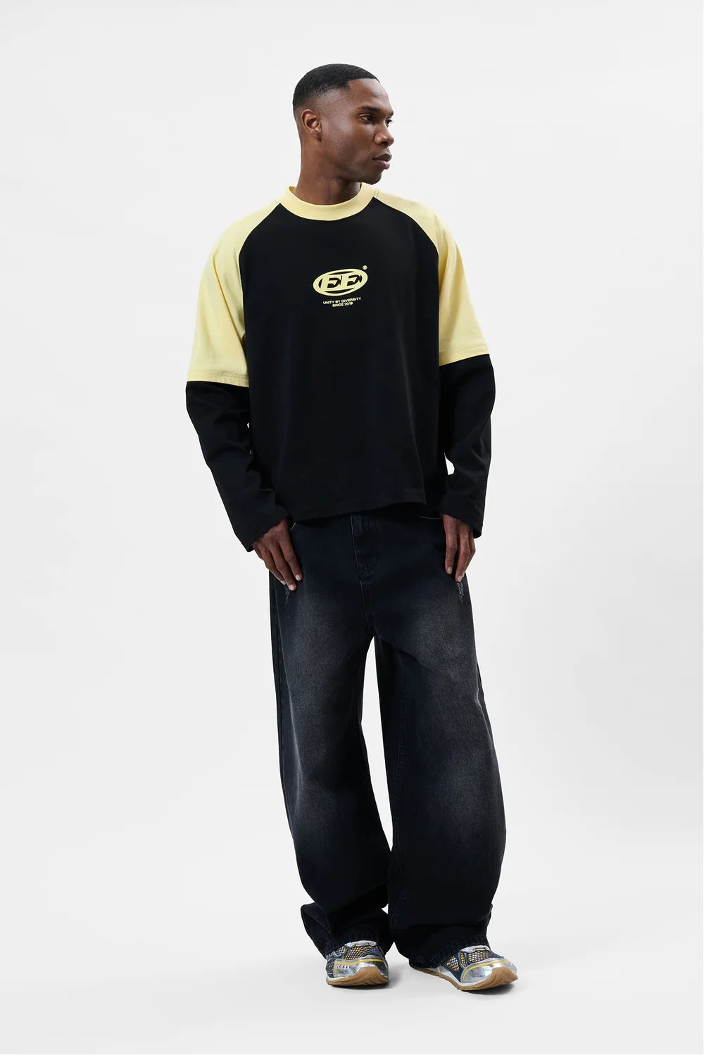 Equalité Fem Baggy Jeans Obsidian Black