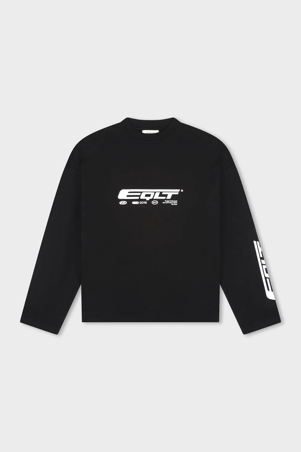 EQLT OVERSIZED LONGSLEEVE TEE BLACK