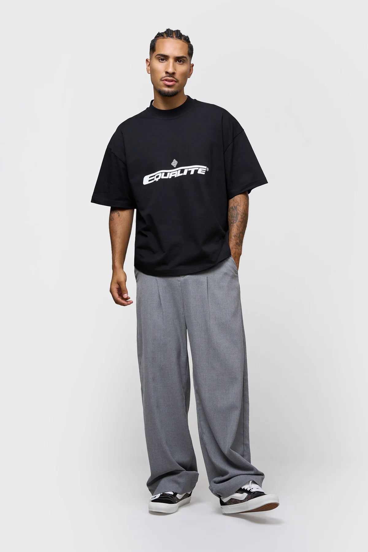 EQUALITE PAINTING EQLT OVERSIZED FULL ZIP HOODIE OFF-WHITE