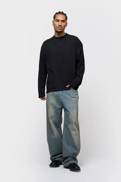 Equalite - SIGNATURE OVERSIZED LONGSLEEVE TEE– NOOS - BLACK