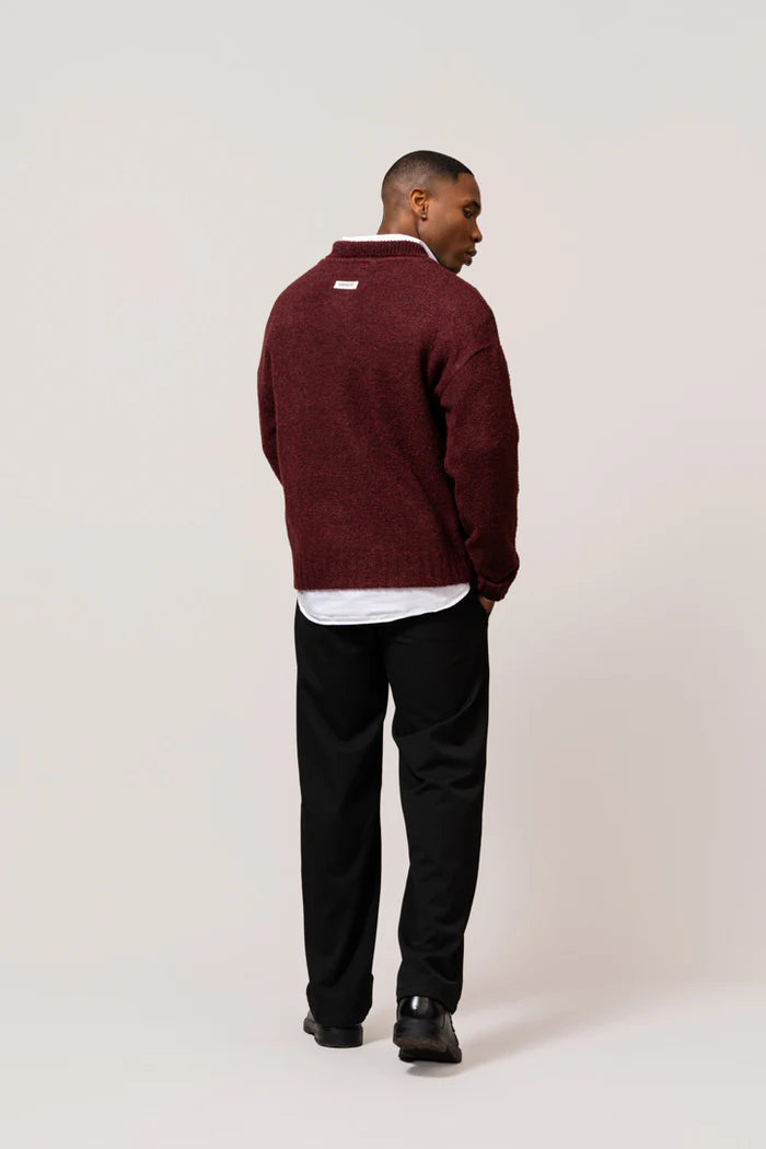 EQ BOUCLE POLO BURGUNDY