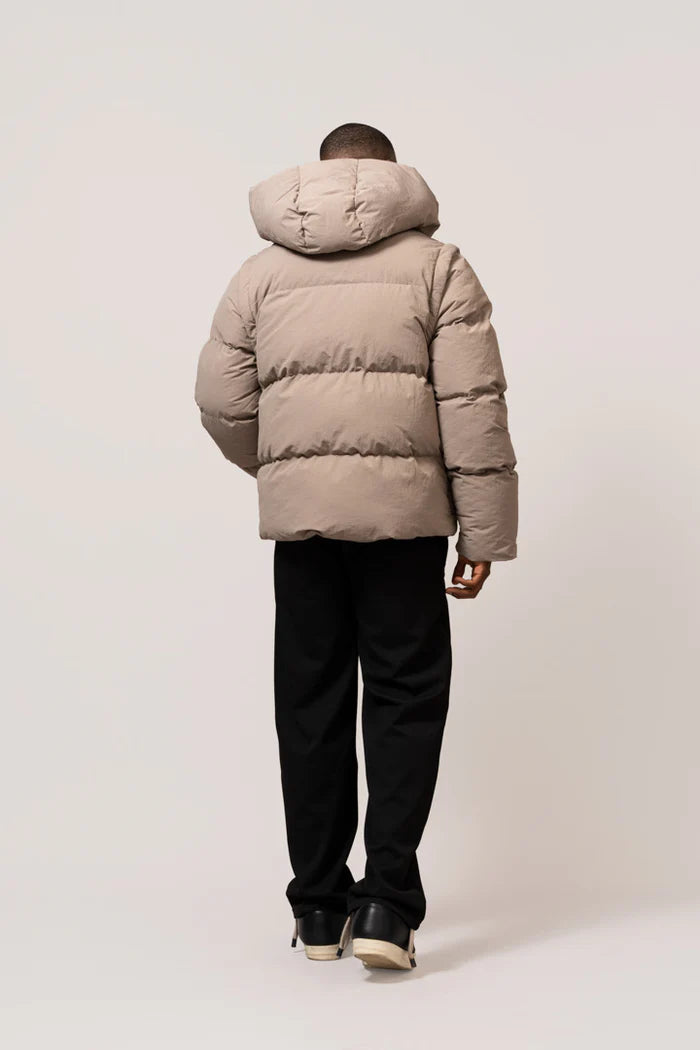 SOCIETÉ 2 IN 1 PUFFER JACKET TAUPE