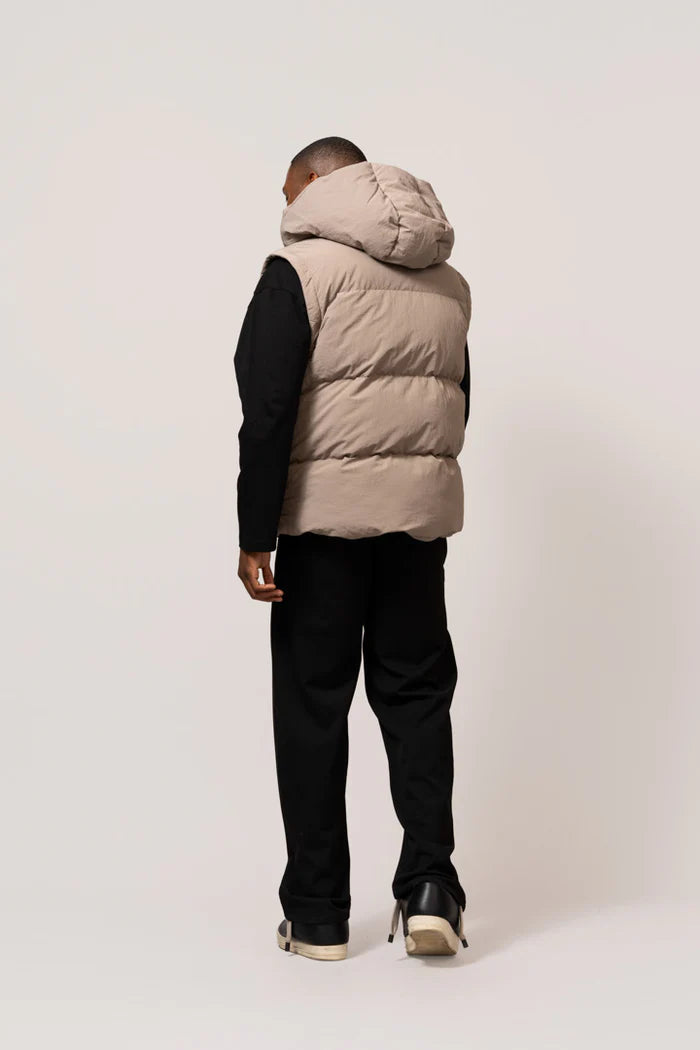 SOCIETÉ 2 IN 1 PUFFER JACKET TAUPE