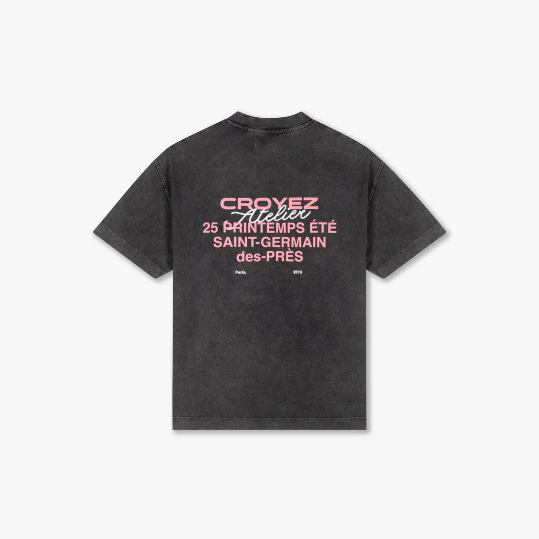 CROYEZ PRINTEMPS T-SHIRT - ACID WASH