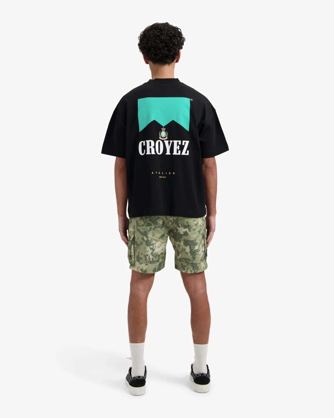 CROYEZ FUMES AMALFI T-SHIRT - BLACK