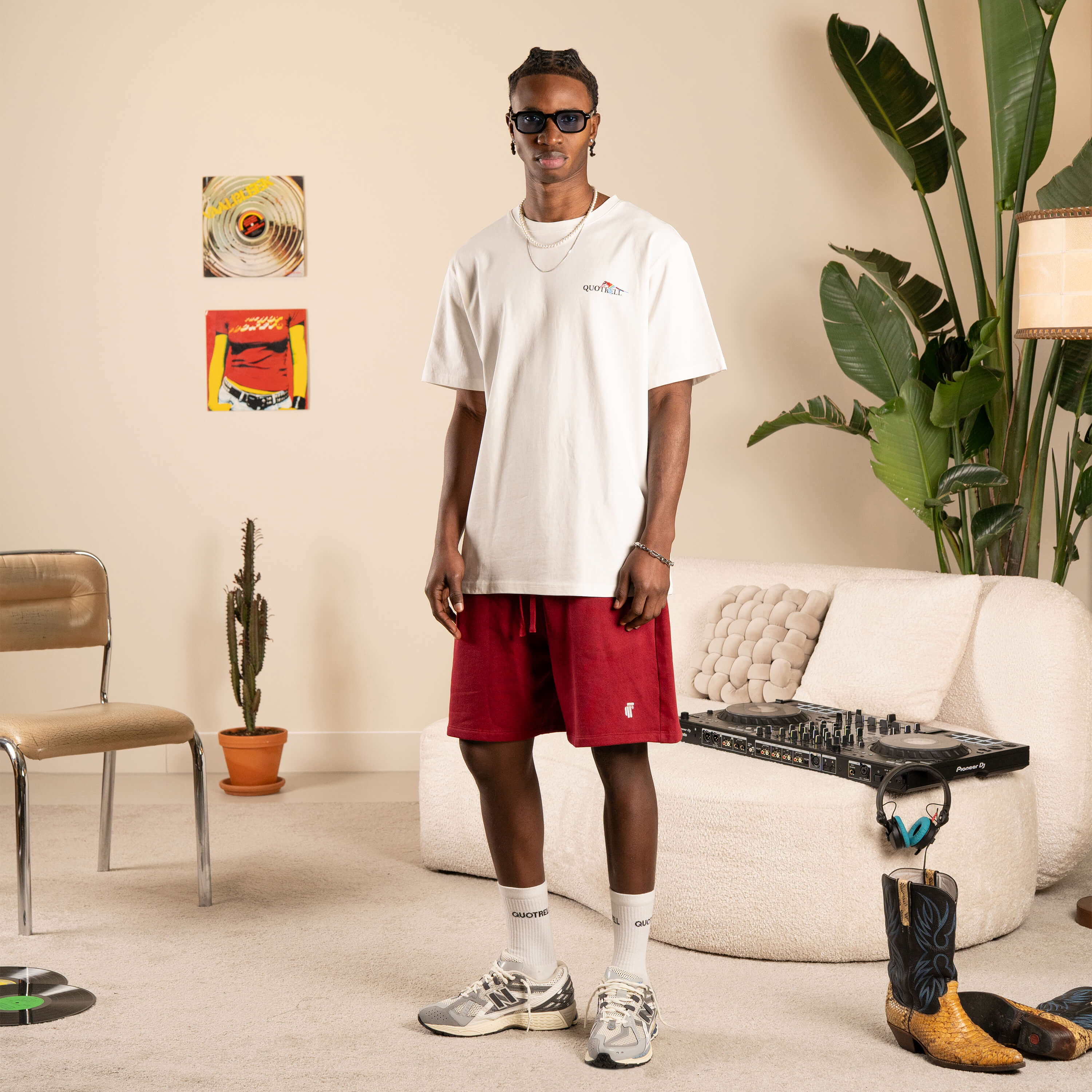 JUNGLE TEE | OFF WHITE/BLACK