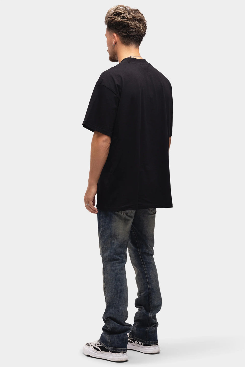 Richesse - SNIT FLARED JEANS - Heren spijkerbroek met uitlopende pijpen