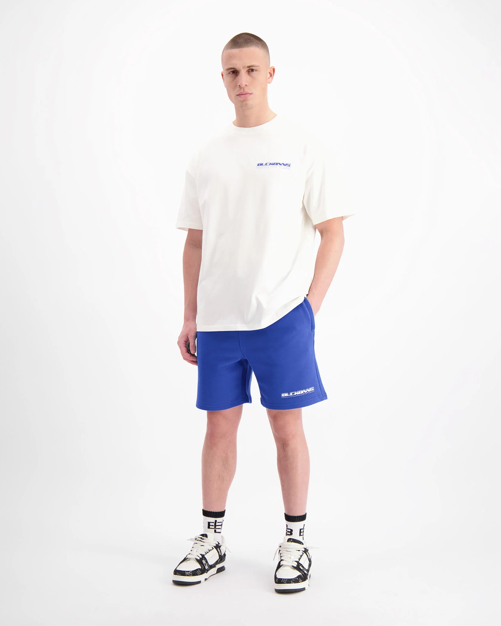 TTD SWEATSHORTS | BLUE