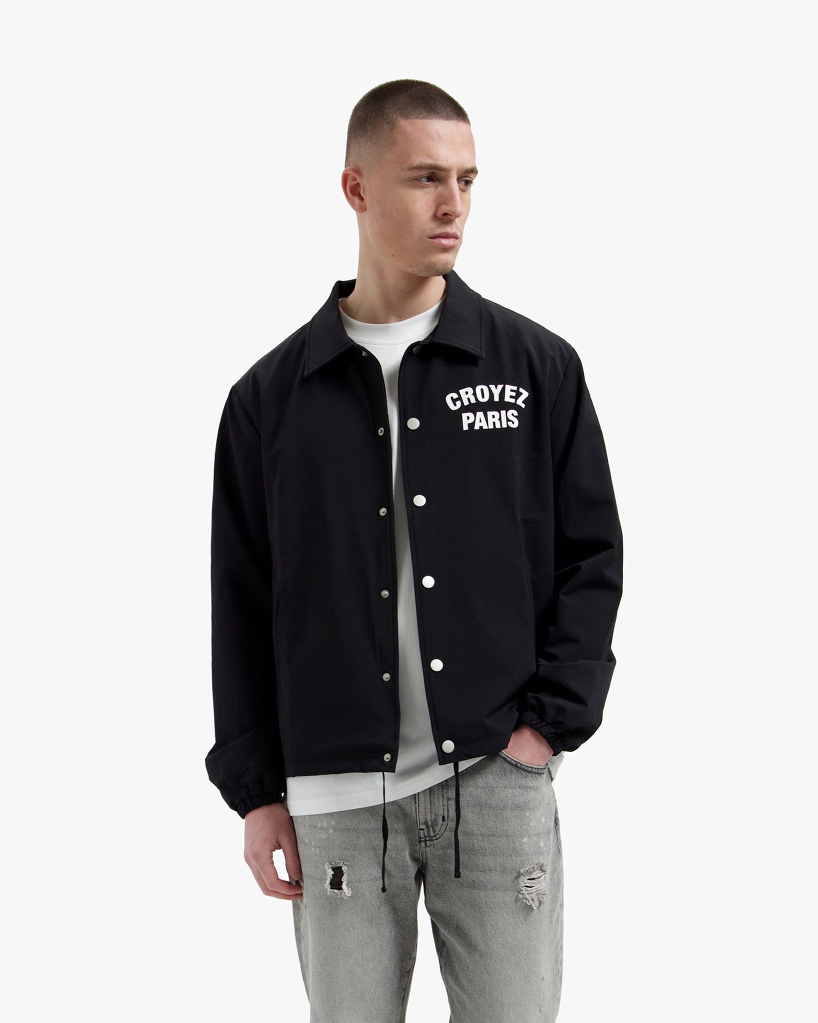 Croyez Paris Coach Jacket | Black