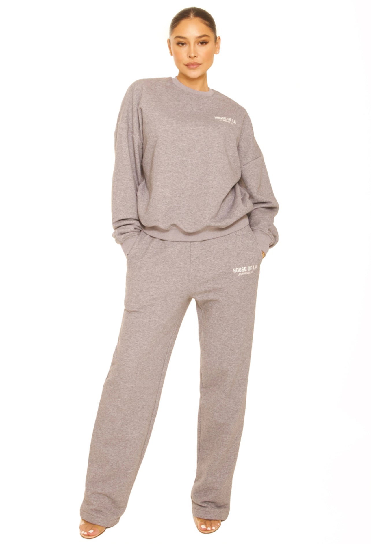 HOUSE OF LA JOGGING SET GREY