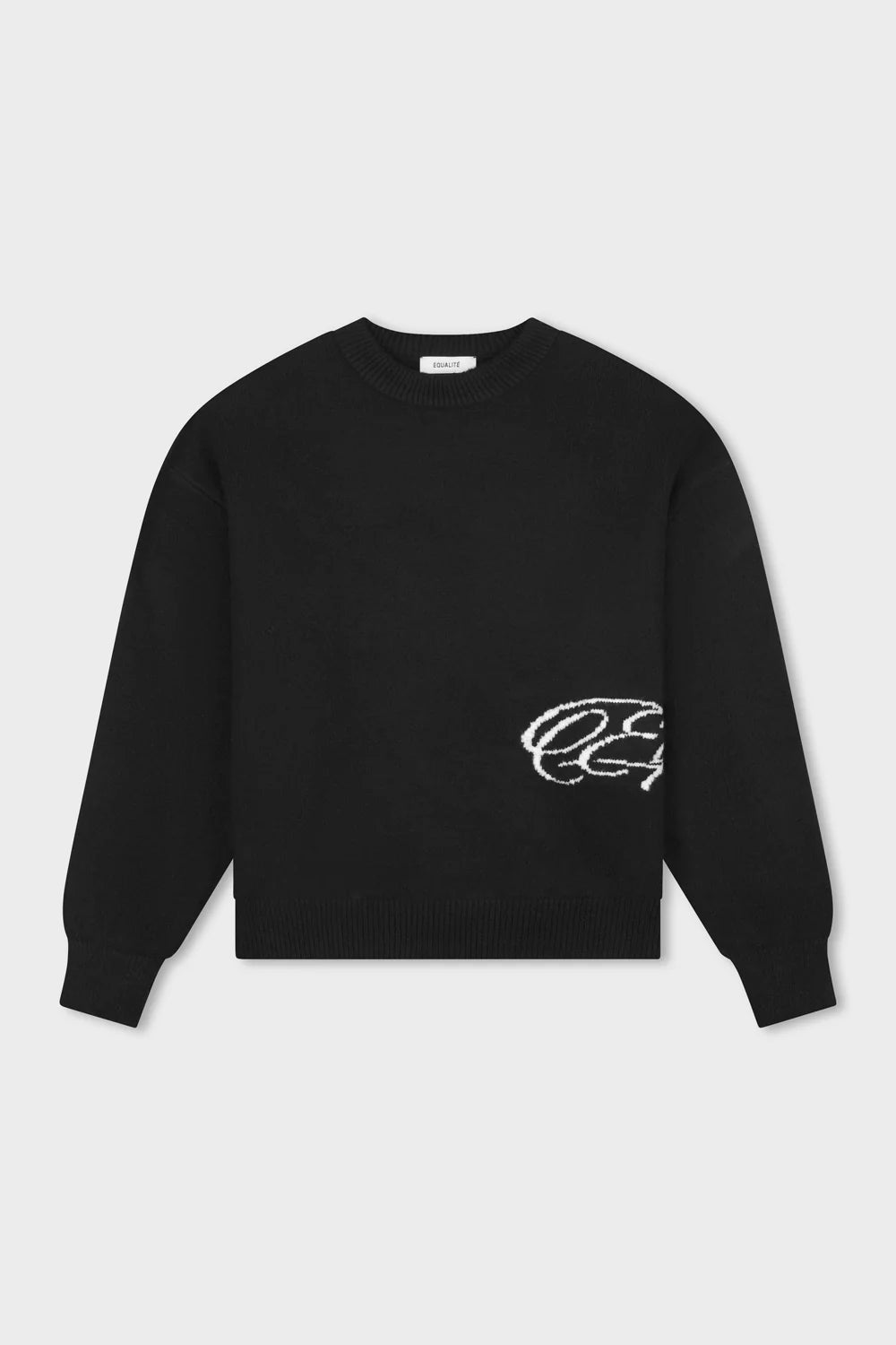 Equalité Fluffy Knit Sweater Black
