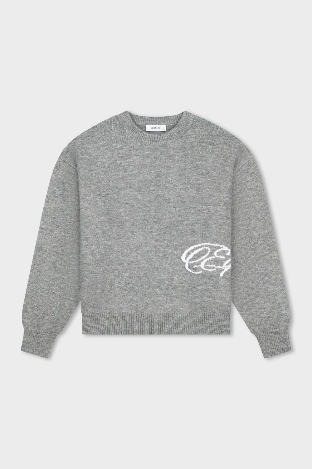 Equalite - FLUFFY KNIT SWEATER - GREY