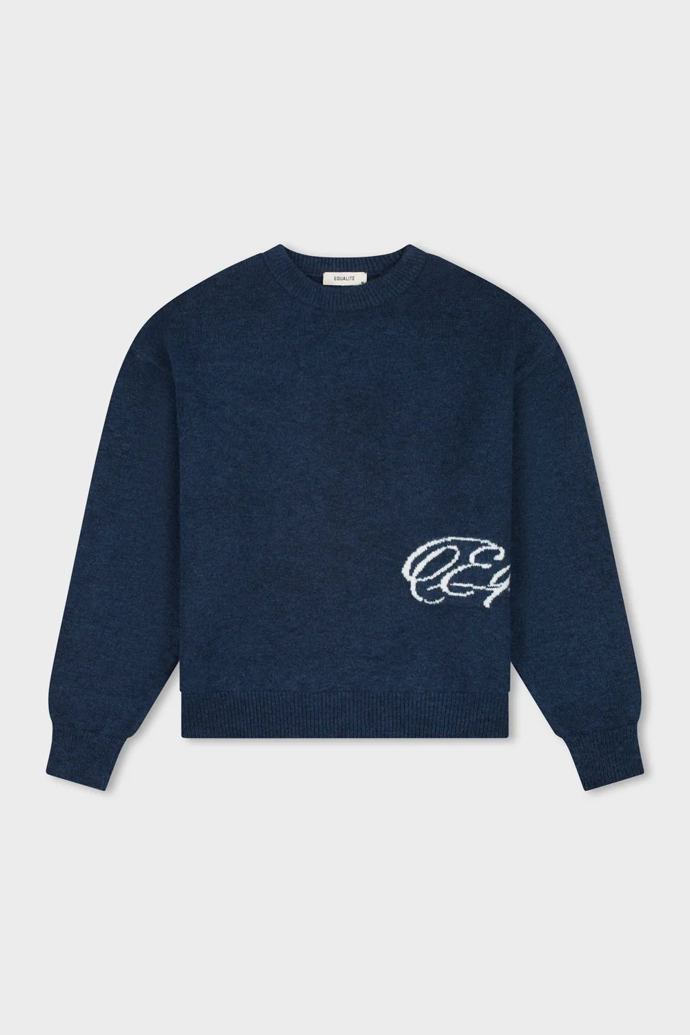 Equalité Fluffy Knit Sweater Navy