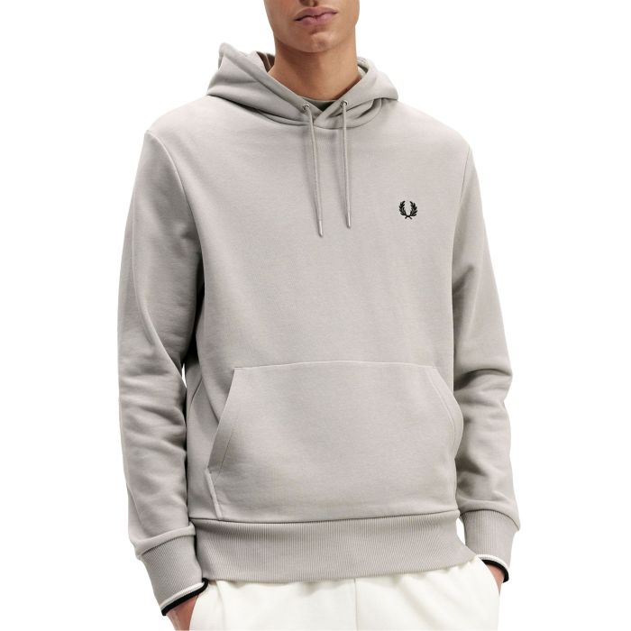 FRED PERRY TIPPED HOODED SWEATSHIRT
