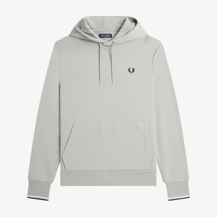 FRED PERRY TIPPED HOODED SWEATSHIRT