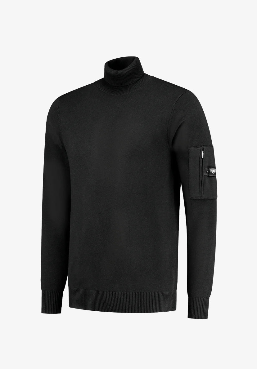 PAPILLON KNITTED SWEATER | BLACK