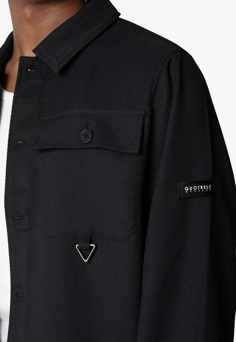 ZANE OVERSHIRT | BLACK