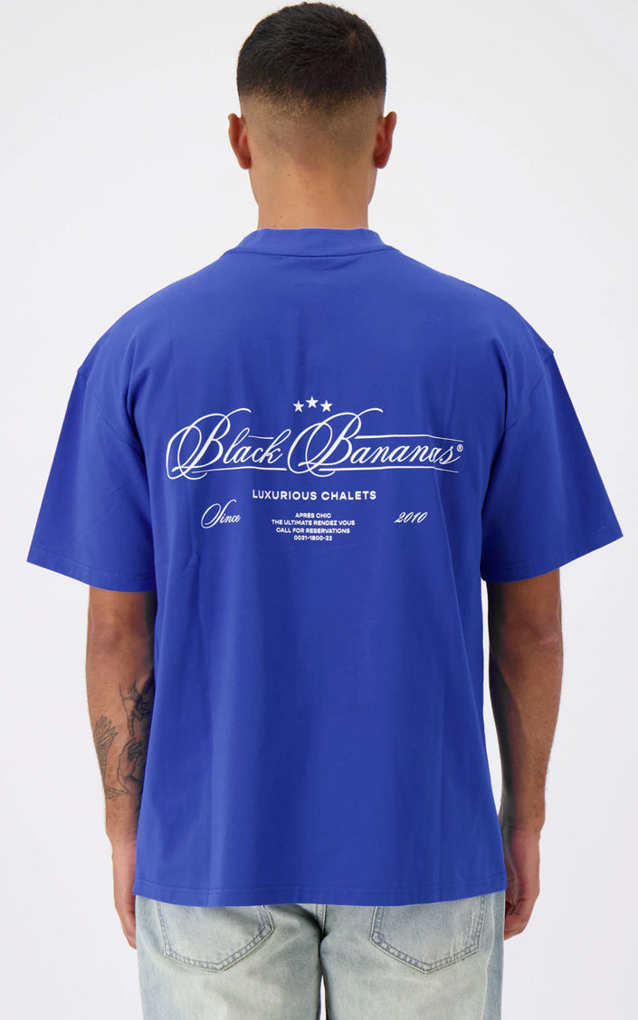 CALLIGRAFIE T-SHIRT | KOBALTBLAUW