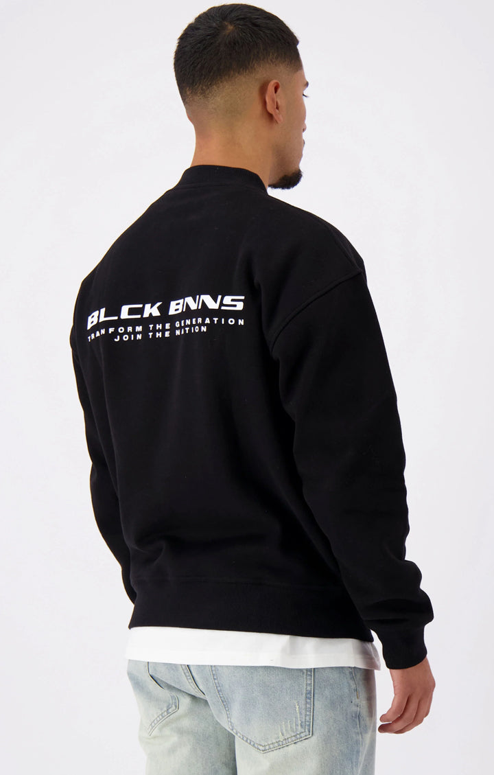 NATION CREWNECK | SCHWARZ