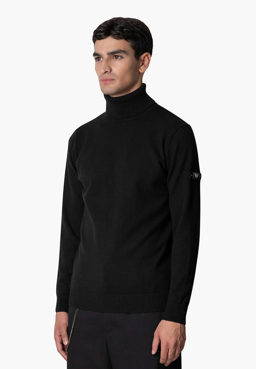 PAPILLON KNITTED SWEATER | BLACK