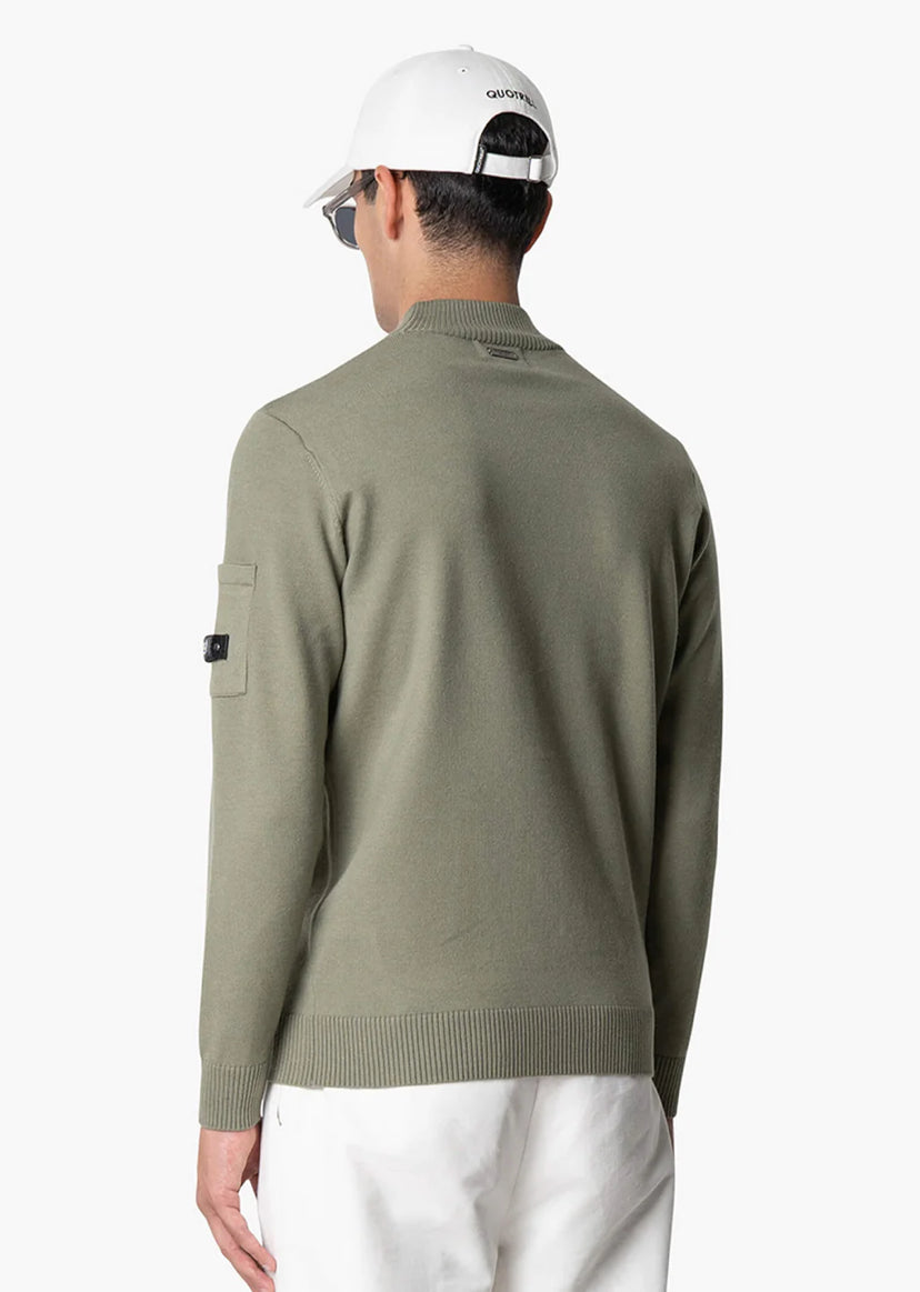 Quotrell - CANNES KNITTED SWEATER | OLIVE