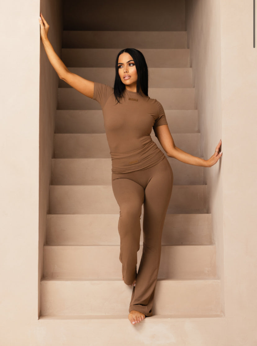 NOELLE PANTS - TAUPE