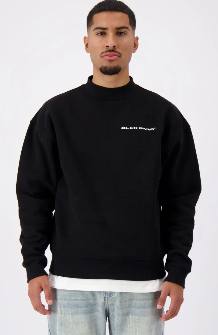 NATION CREWNECK | SCHWARZ