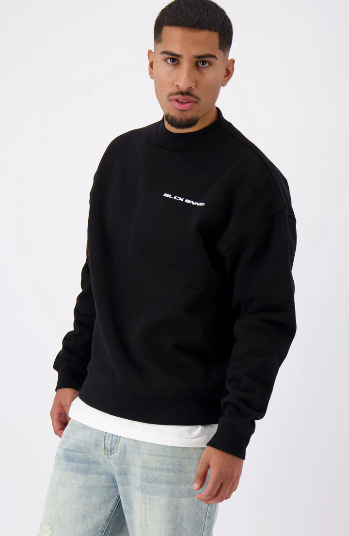 NATION CREWNECK | SCHWARZ