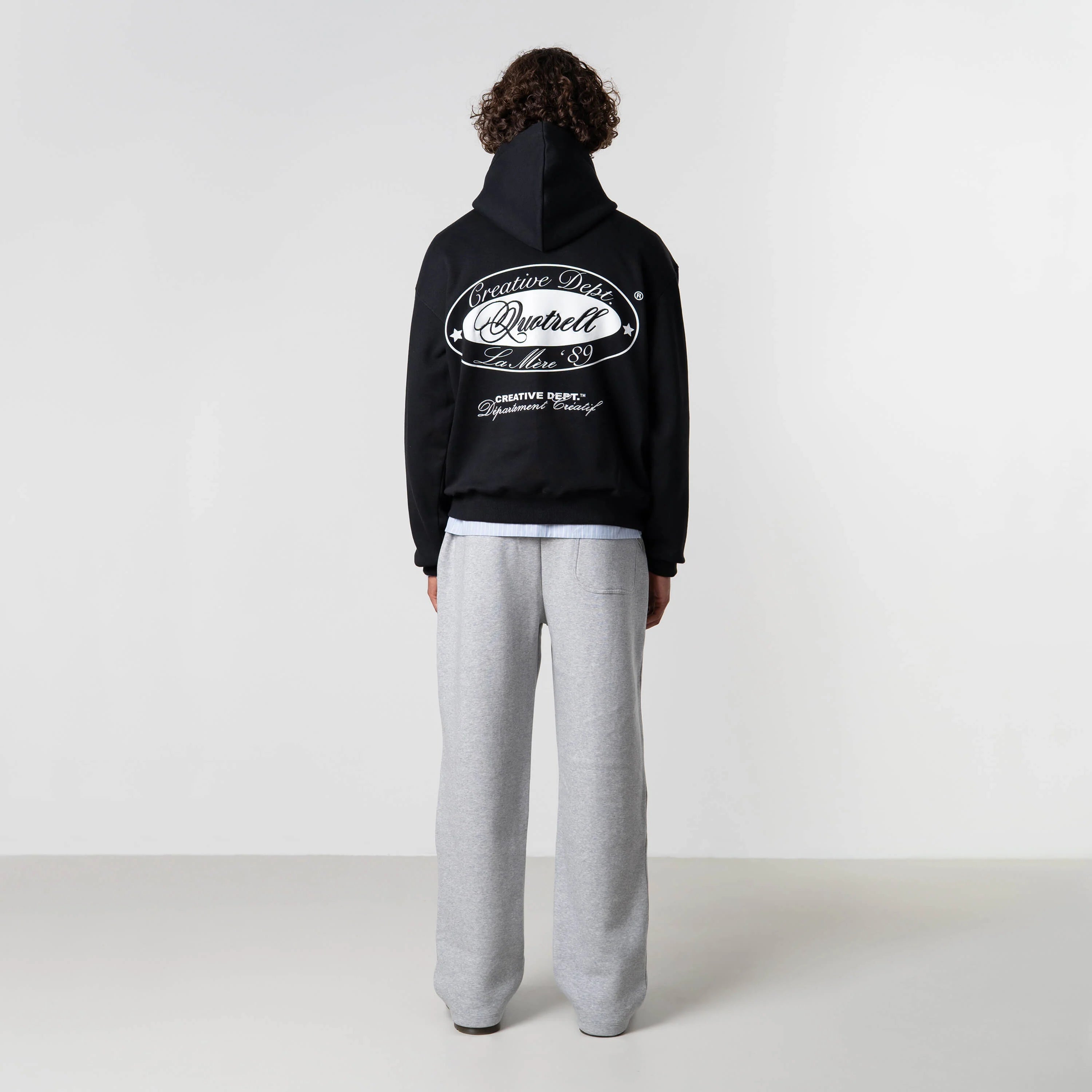 LA MERE HOODIE | BLACK/WHITE