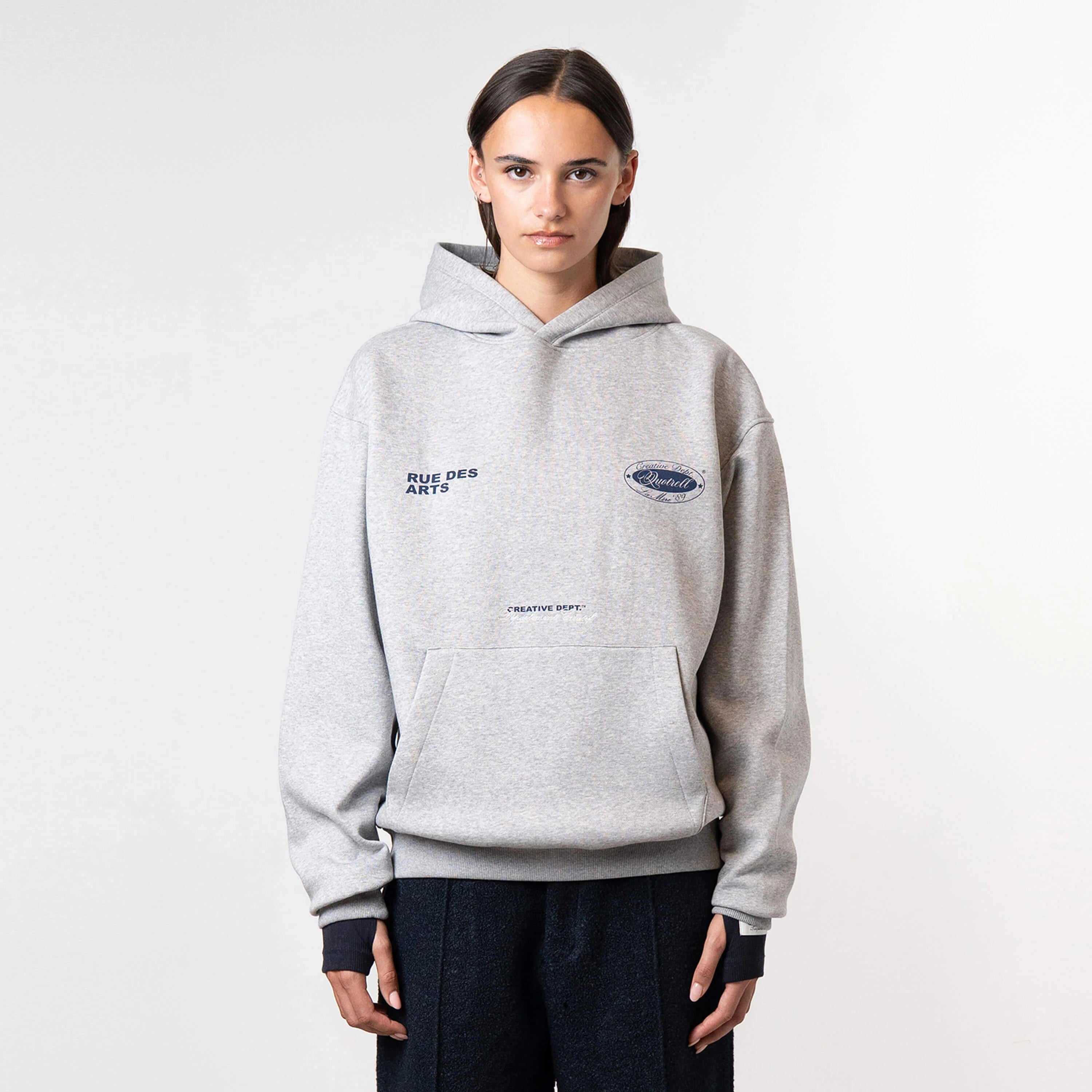 LA MERE HOODIE | GREYMELEE/BLUE