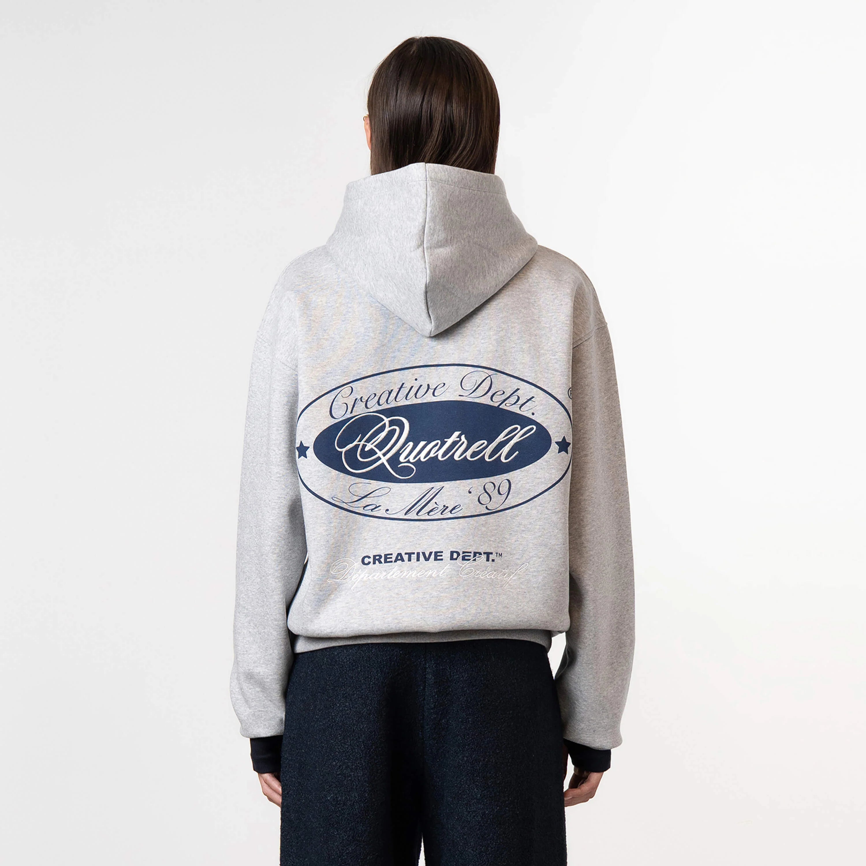 LA MERE HOODIE | GREYMELEE/BLUE
