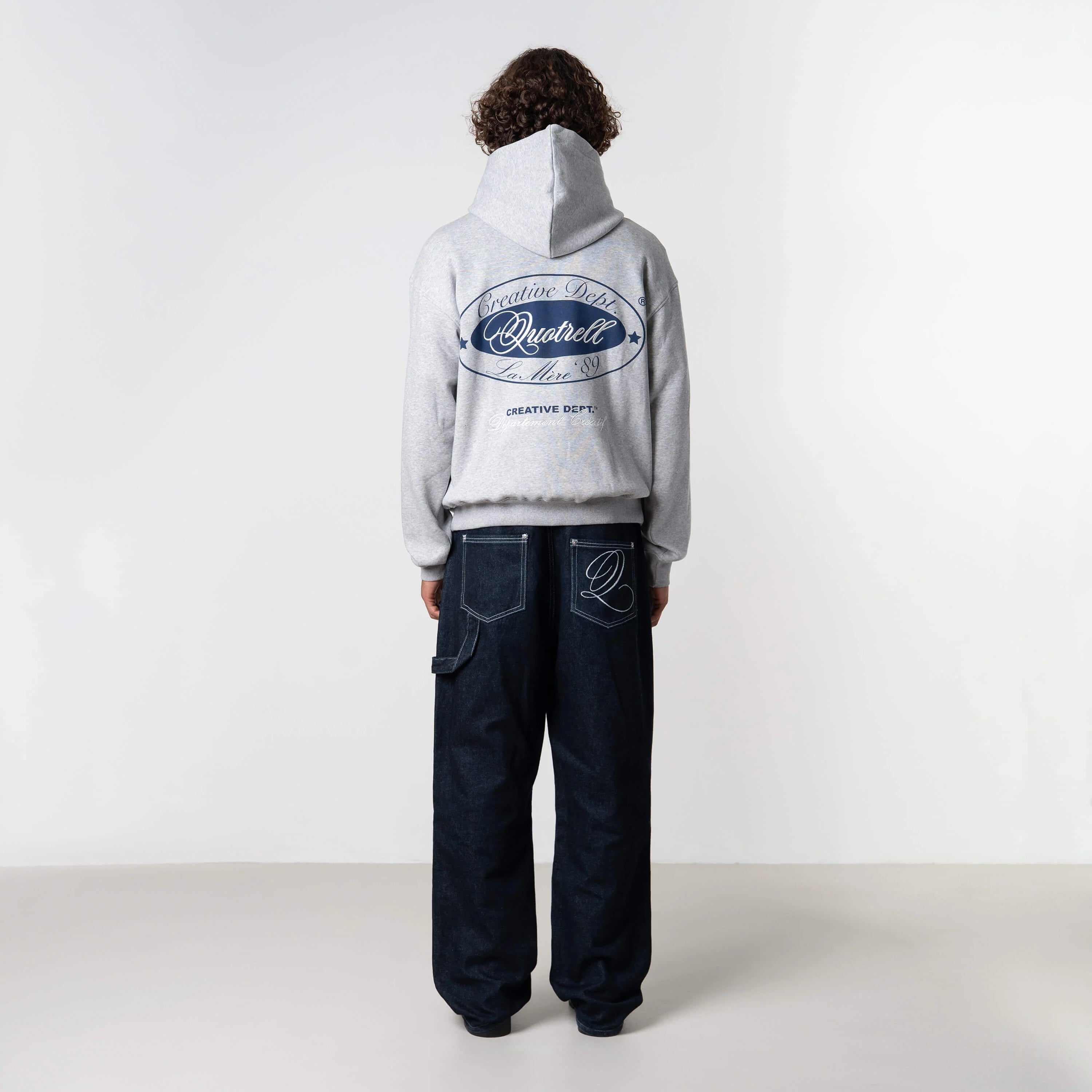LA MERE HOODIE | GREYMELEE/BLUE